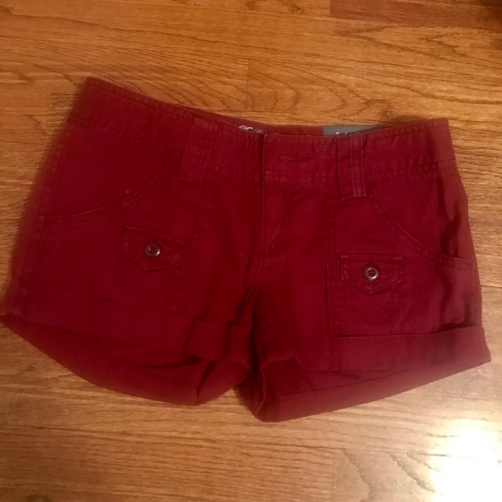American Eagle Maroon Shorts